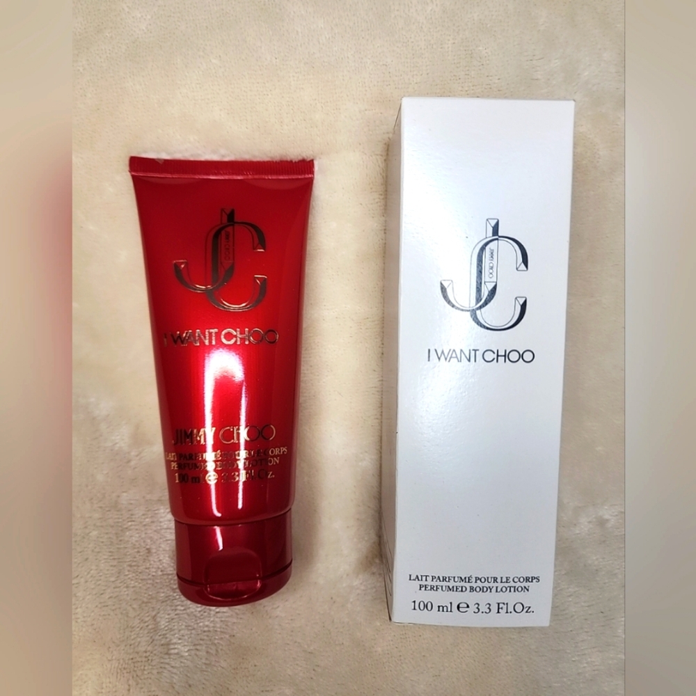 NIB Jimmy Choo I Want Choo Perfumed Body Lotion 3.3oz